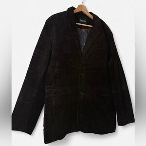 Men's Dark Brown Corduroy Blazer